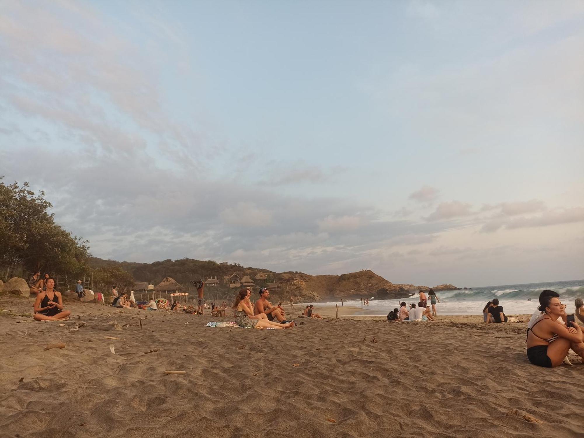 Punta Sur, Frente Al Mar Y El Atardecer Hotel Mazunte Luaran gambar
